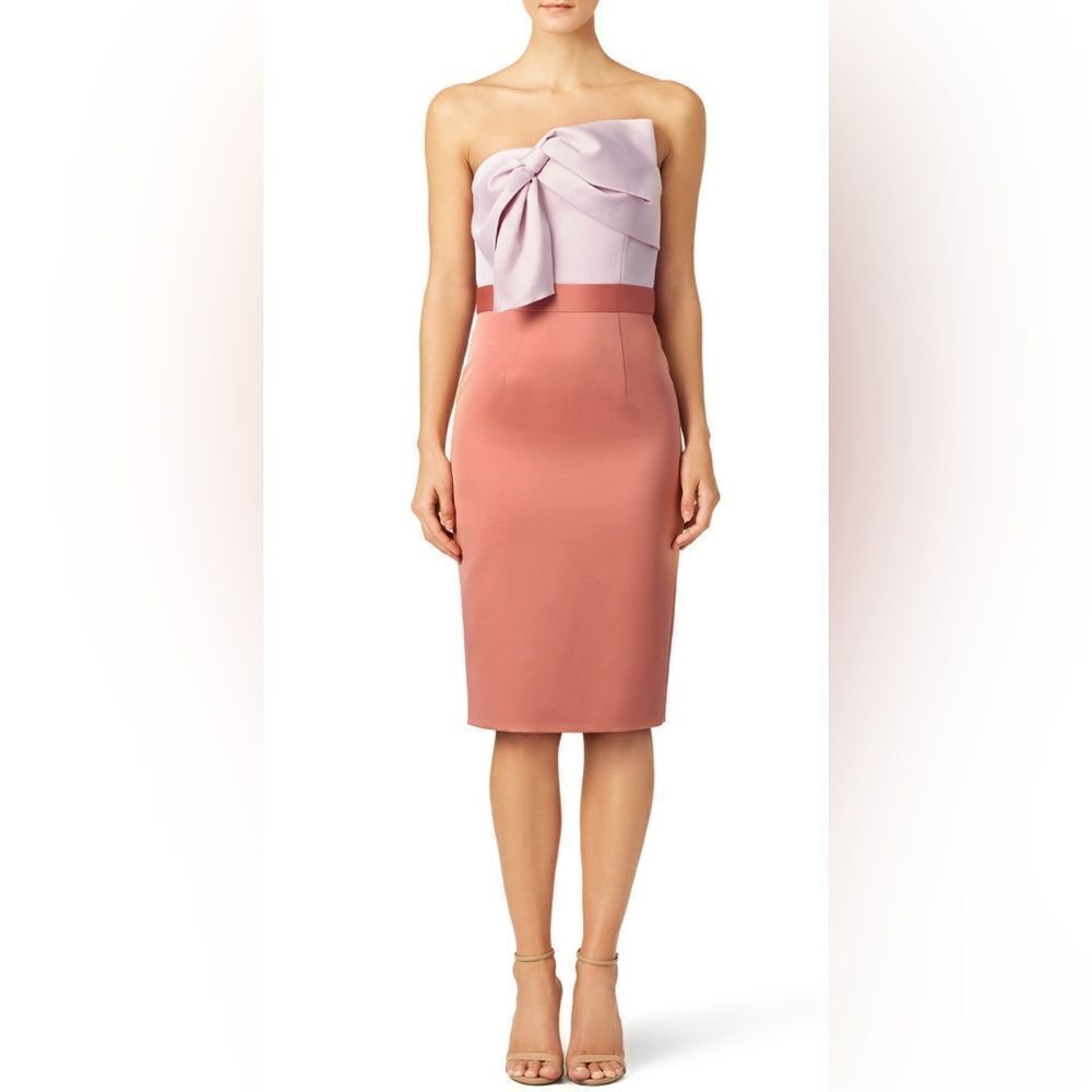 Cynthia Rowley Stretch Color Block Shift Dress Si… - image 1